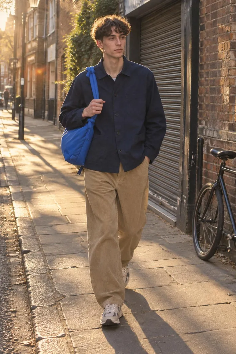 Navy Poplin Bakers