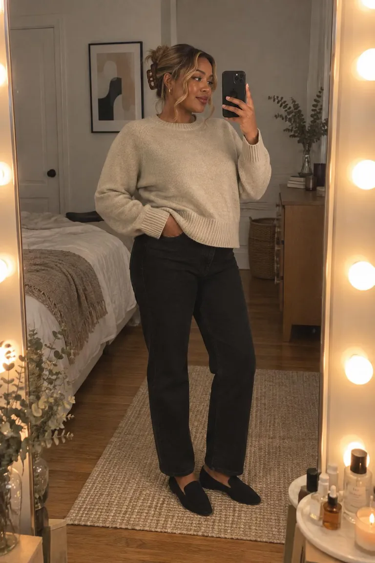 Effortless cashmere loafers