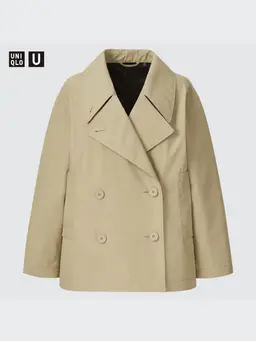 Womens U BLOCKTECH Short Trench Coat