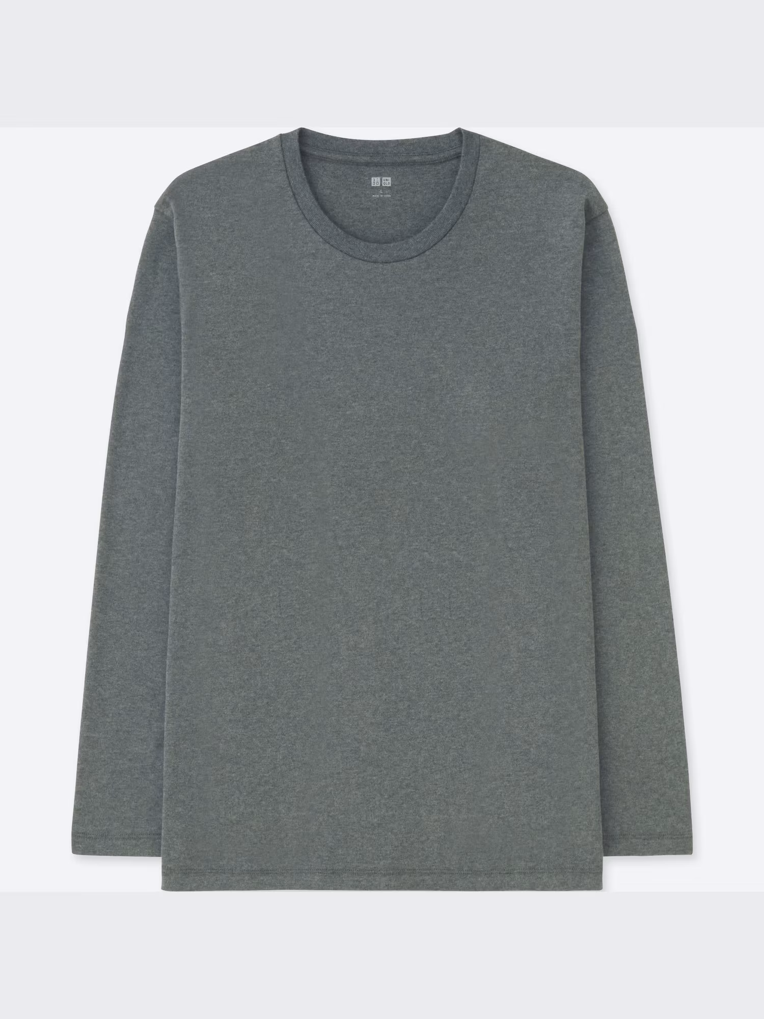 Mens SOFT TOUCH CREW NECK LONG SLEEVE T-shirt