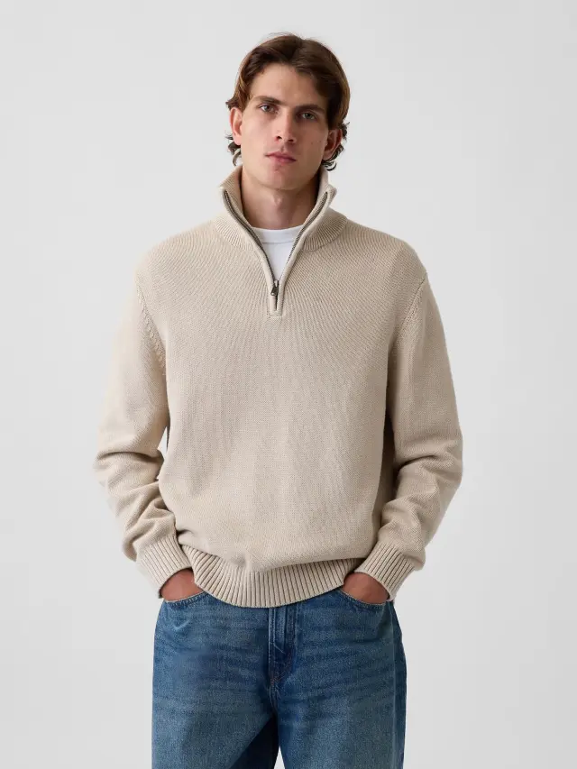 Gap Relaxed Quarter-Zip Jumper