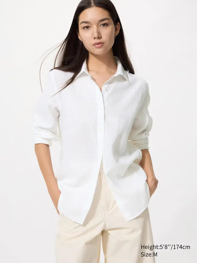 Womens Premium Linen Shirt