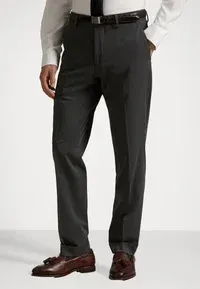 Polo Ralph Lauren PERFORMANCE STRETCH TWILL SUIT TROUSER - Trousers - charcoal
