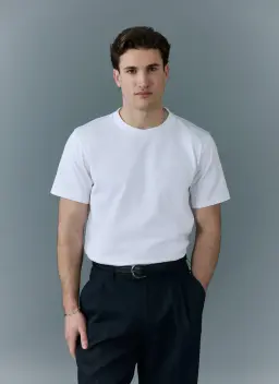 Plain Regular Fit T Shirt | Organic Cotton | White
