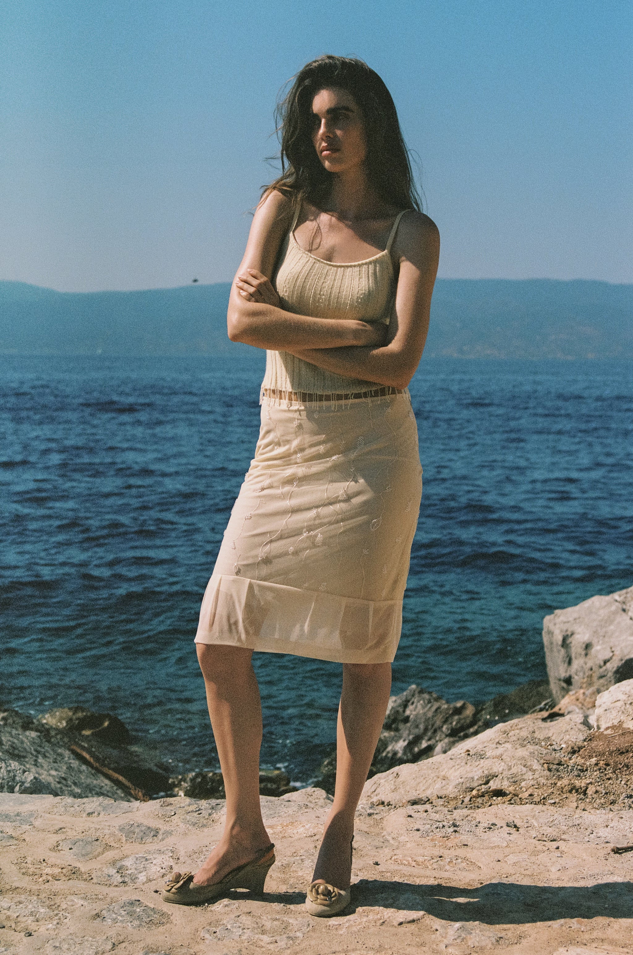 Kayla Skirt | Champagne