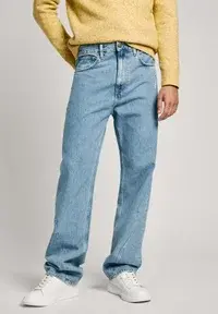 ICEBERG - Straight leg jeans - 10,5oz steel blue rigid denim