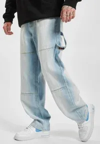 FM224-042-1 CORPORATE - Straight leg jeans - bleached blue