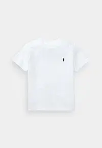 COTTON JERSEY CREWNECK TEE 7-14Y UNISEX - Basic T-shirt - white