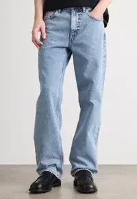 90S STRAIGHT - Straight leg jeans - light blue stone