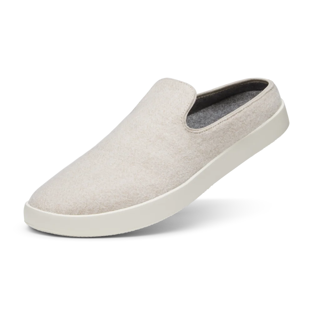Women's Wool Lounger Mule - Stony Cream (Stony Cream Sole)