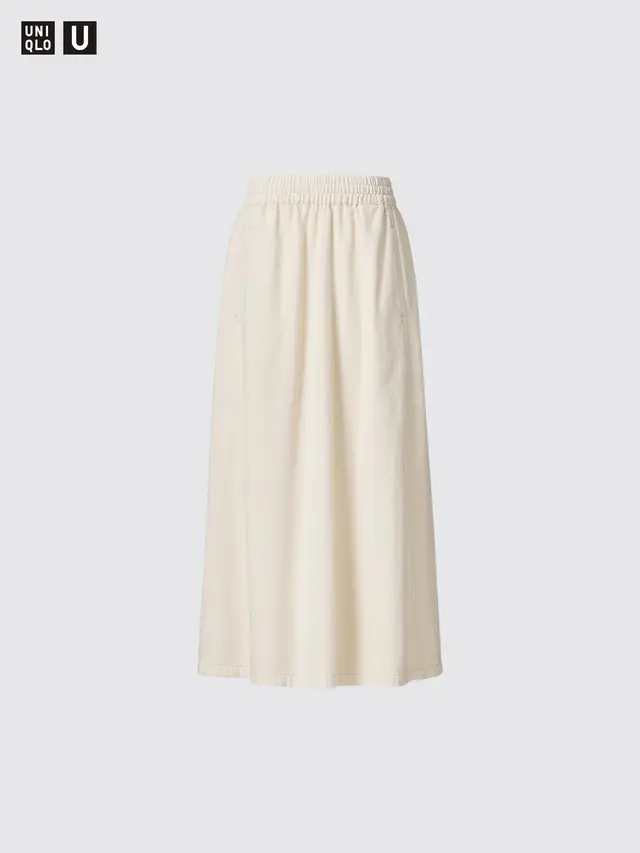 Womens Denim Easy Skirt