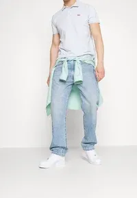 Straight leg jeans - light-blue denim