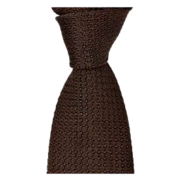 Ascot, tie, grenadine, brown