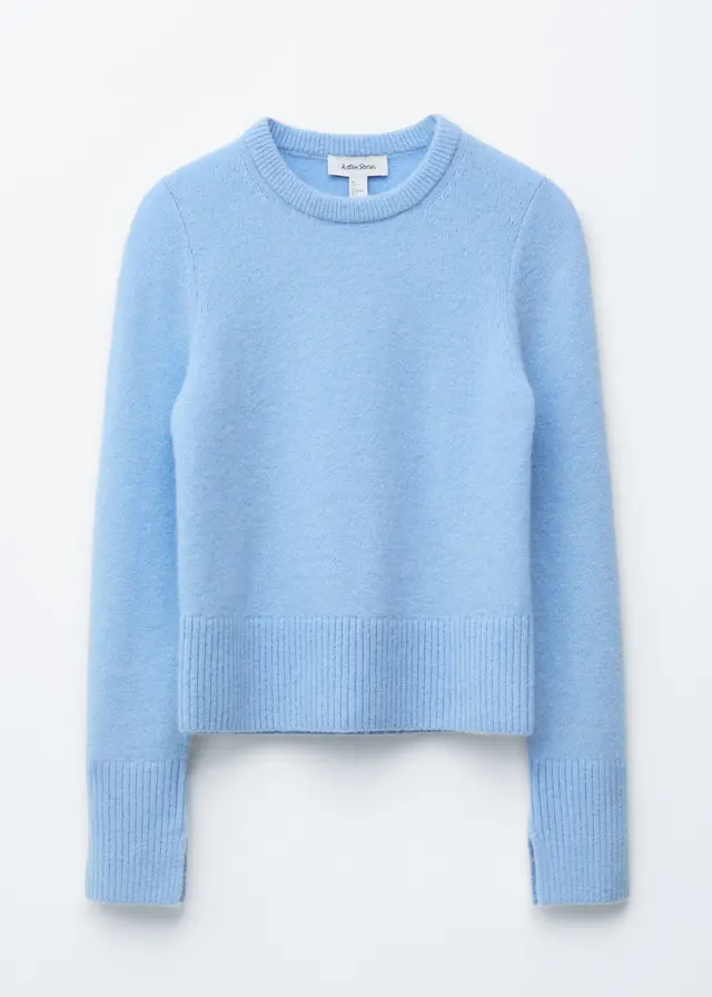 Mohair-Blend Jumper - Light Blue - Knitwear