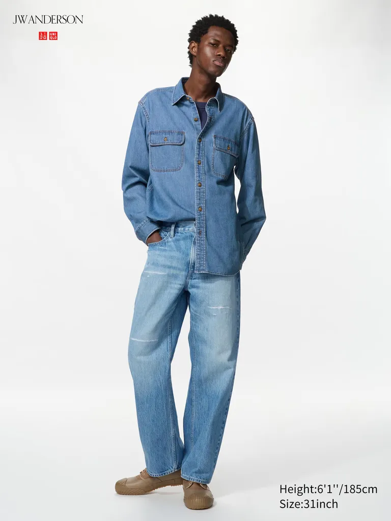 Mens Straight Jeans (Distressed)