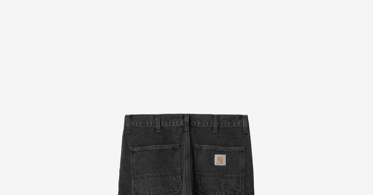 Double Knee Pant - Denim | Black (stone washed)